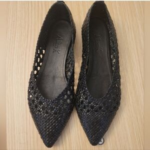 Alan K Black Woven Women's Shoes